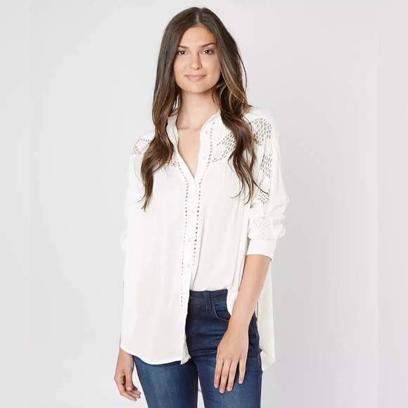 Free People Katie Bird Blouse - Picture 3 of 15
